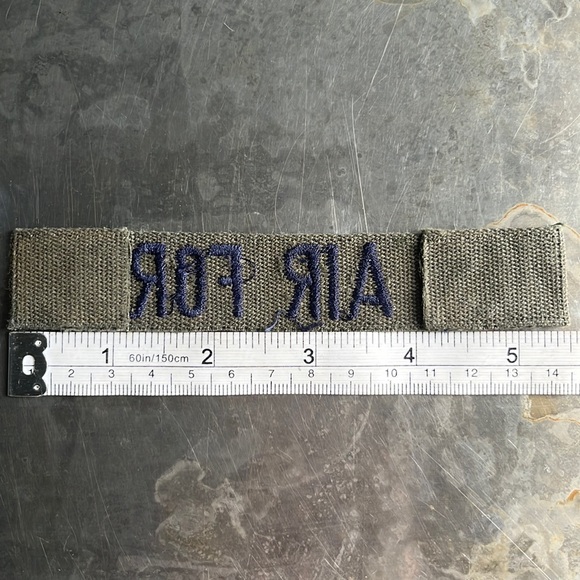 U.S. AIR FORCE embroidered tape patch - vintage - Picture 10 of 10
